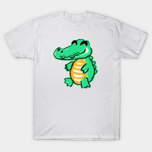 Cute Alligator Drawing T-Shirt